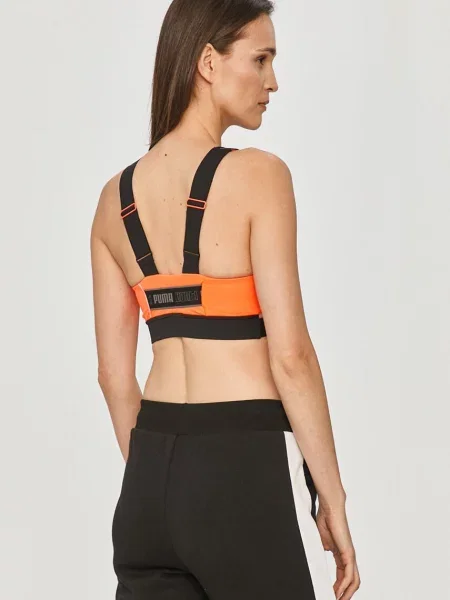 Puma Sportovní podprsenka oranžová