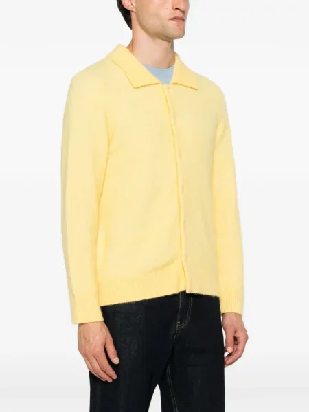 Gulerat cardigan Sandro galben