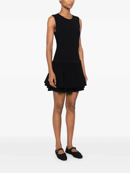 Rochie Sandro cu volane negru
