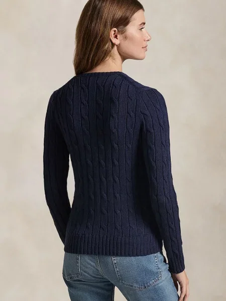 Polo Ralph Lauren pulover bombažen modra