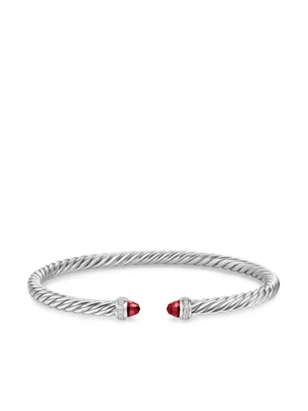 Brăţară David Yurman cu garnet argintiu