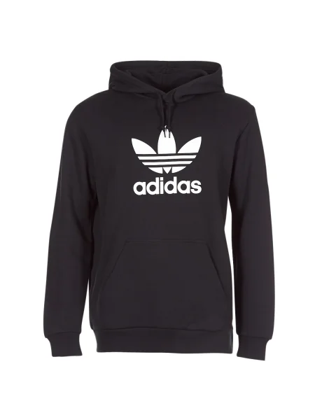 Hanorac cu glugă Adidas negru