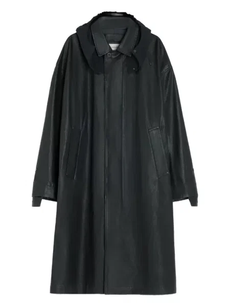 Palton Lemaire cu glugă negru