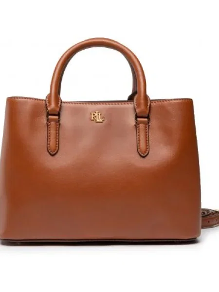 Kabelka Lauren Ralph Lauren hnedá