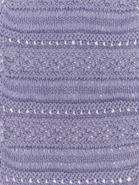 Fular Jw Anderson cu pompoane violet