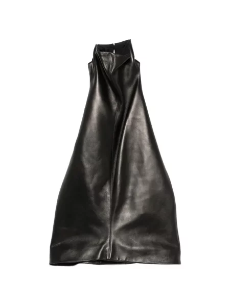 Top Khaite cu gât halter negru
