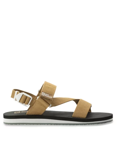 Sandały Jack Wolfskin brązowe