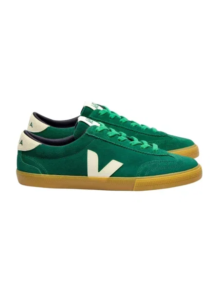 Sneakersy Veja Volley zamszowe zielone
