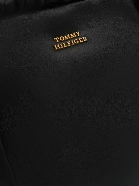Кожаная сумка Tommy Hilfiger черная