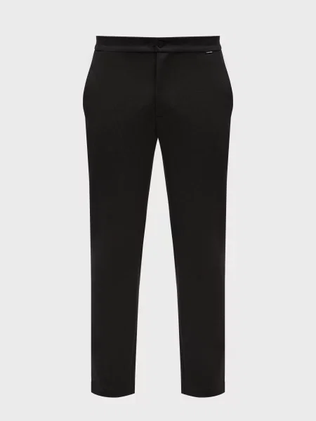 Трикотажные зауженные брюки Calvin Klein серые