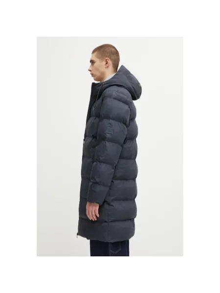 Rains kurtka Jackets granatowy zimowa niebieska