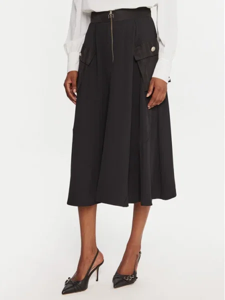 Rinascimento Fustă midi negru
