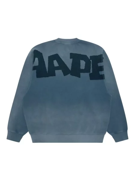 Hanorac Aape By A Bathing Ape cu imagine albastru