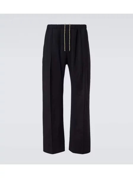 Pantaloni Plan C cu talie înaltă negru