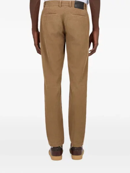 Pantaloni Roberto Cavalli de catifea cord maro
