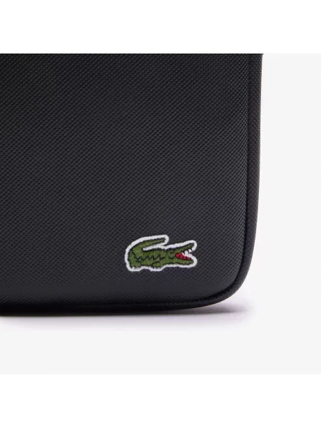 Lacoste Torba Typu Crossover Lcst Z Zamkiem Błyskawicznym Petit Piqué czarna