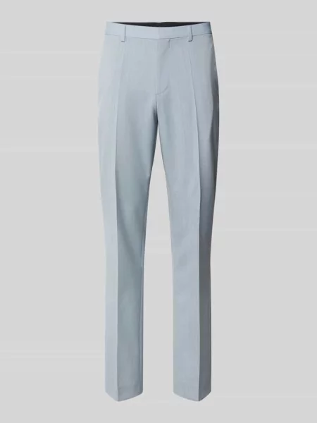 Spodnie garniturowe o kroju super slim fit z mieszanki żywej wełny model HESTEN' Hugo