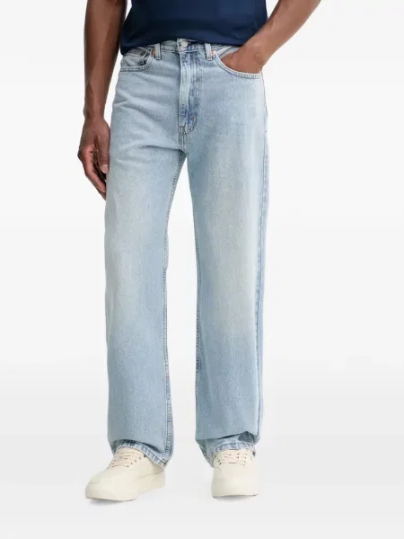 Scurt pantaloni scurți Levi's® cu broderie cu dungi alb