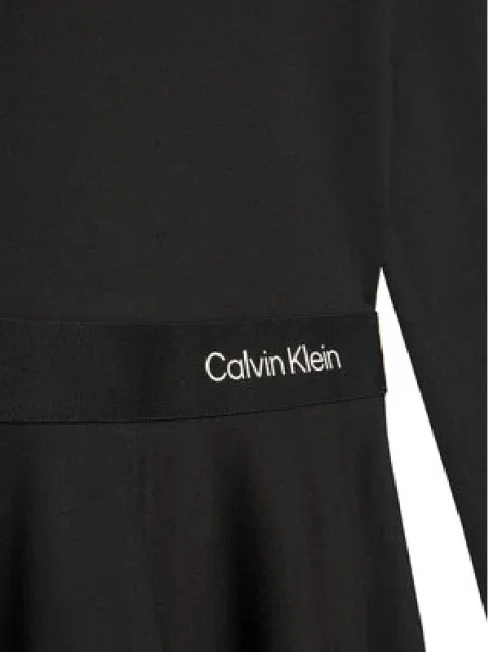 Calvin Klein Jeans Hétköznapi ruha Logo Tape D fekete