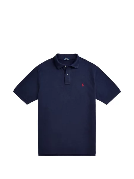 Șosete Polo Ralph Lauren cu model herringbone cu broderie plasă albastru