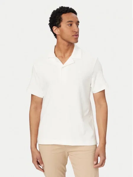 Lacoste Тениска с яка и бял
