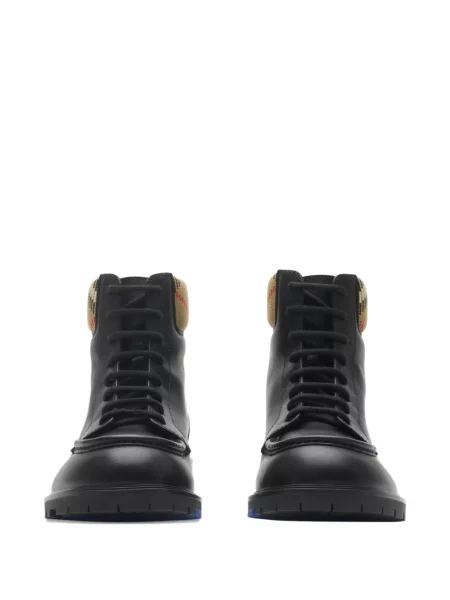 Botine Burberry din piele maro