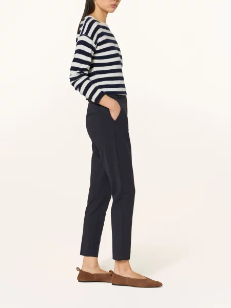 Сhinosy Comma z dżerseju granatowe