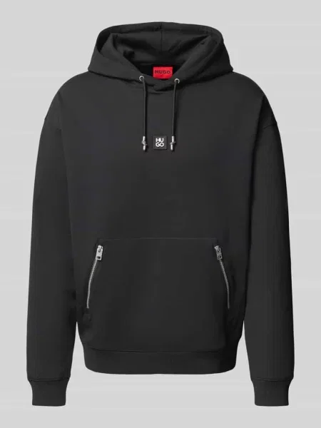Bluza z kapturem Hugo czarna