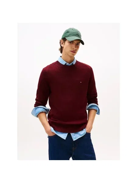 Sweter Tommy Hilfiger czerwony