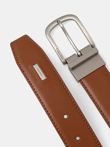 Calvin Klein pas usnjen rjava