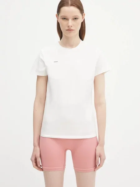 PANGAIA Majica kratkih rukava Cotton-Stretch T-shirt bijela