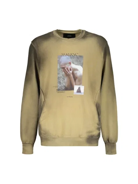 Bluza Iso.poetism z nadrukiem zielona