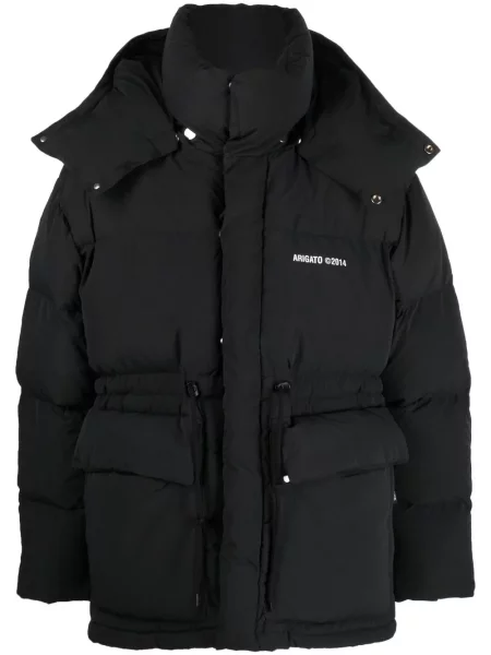 Palton Axel Arigato cu imagine negru