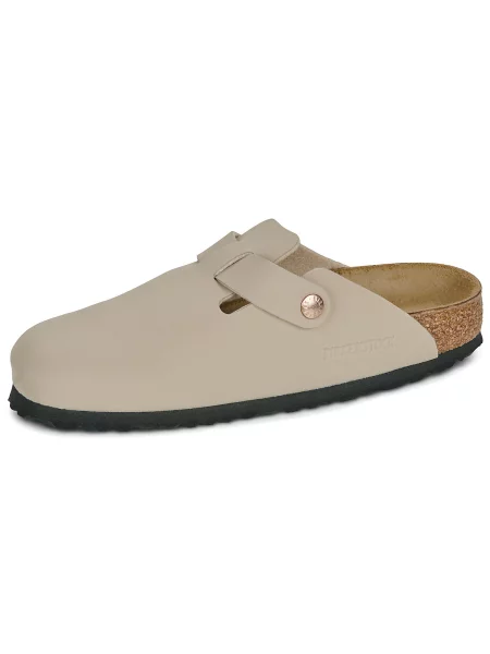 Šľapky Birkenstock Boston Flower Buckle D béžová