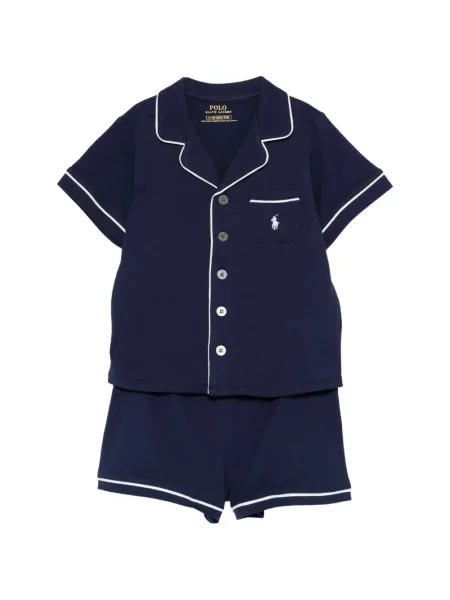 Pyžamo Polo Ralph Lauren modrá