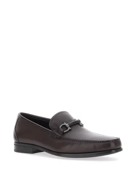 Pantofi loafer Ferragamo din piele maro