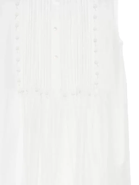 Rochie maxi P.a.r.o.s.h. lungă de costum alb