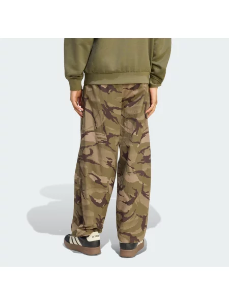 ADIDAS SPORTSWEAR Sportovní kalhoty Seasonal Essentials hnědá / khaki / olivová olivový