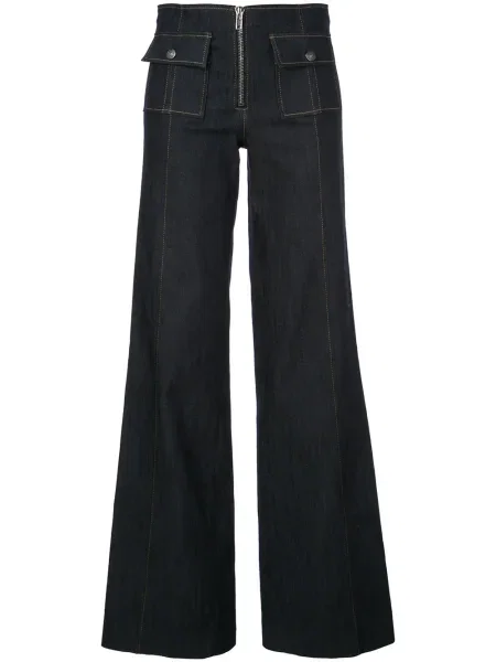 Pantaloni Cinq A Sept lungi albastru