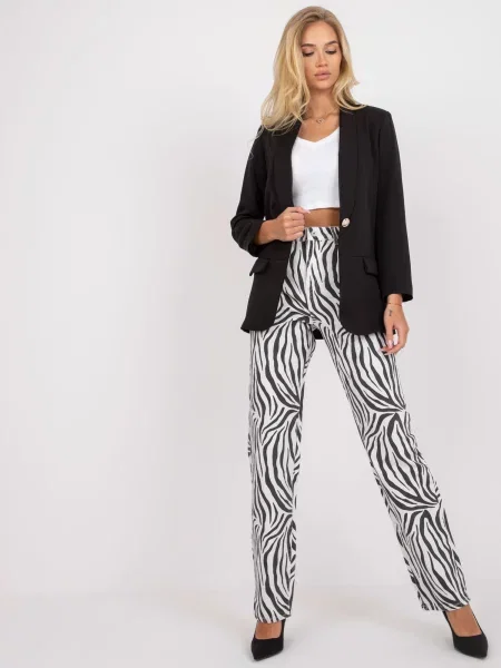Sacou Fashionhunters elegant lung negru