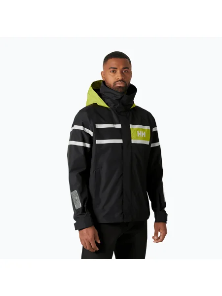 Geacă de navigație pentru bărbați Helly Hansen Salt Inshore ebony