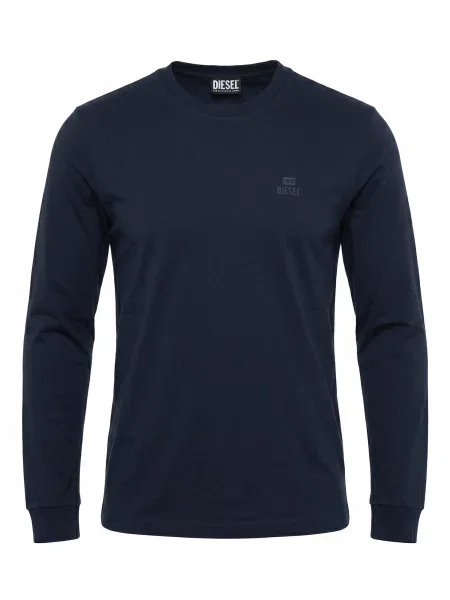 DIESEL Tricou T-DIEGO-LONG-A-R-HD-NEW bleumarin