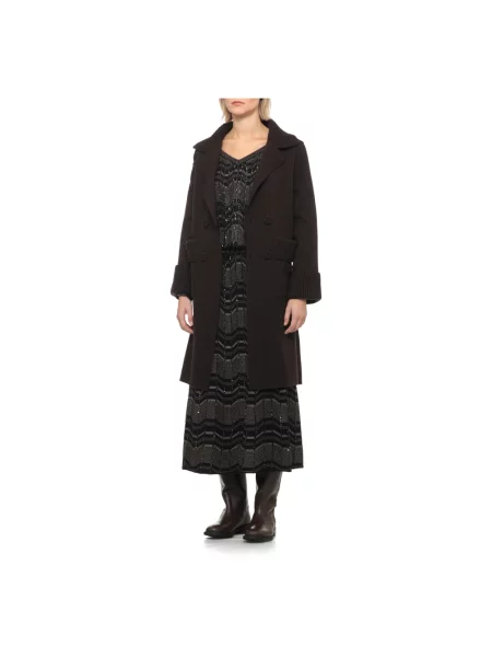 Sweter D.exterior z cekinami brązowy