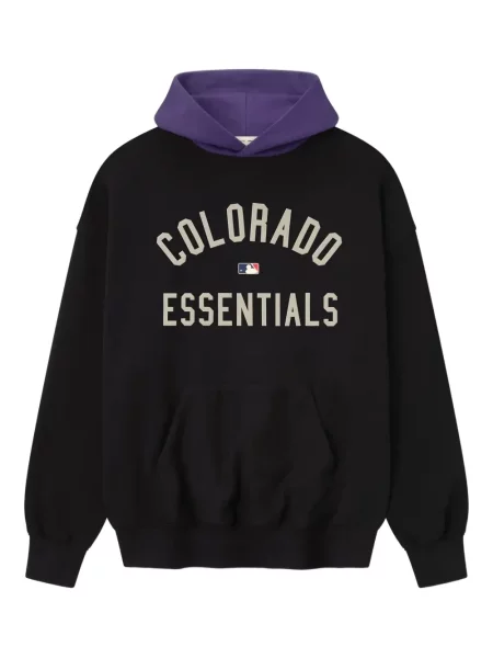 Hanorac cu glugă Fear Of God Essentials negru