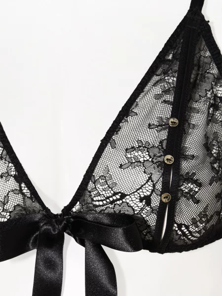 Aubade Sada Lace Insomnia: Trojúhelníková Podprsenka A Kalhotky černá