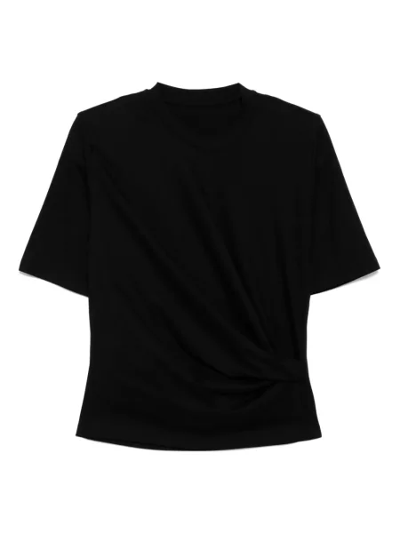 Tricou Jnby plisat negru