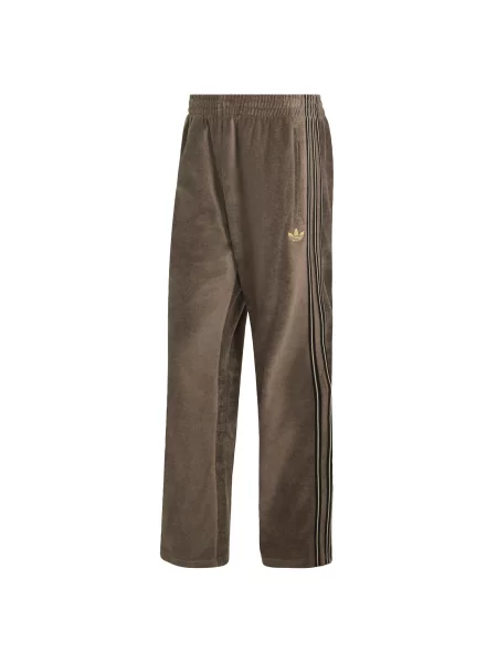 ADIDAS ORIGINALS Kalhoty Firebird béžová / hnědá černá