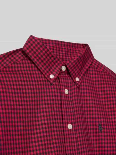 Koszula z listwą guzikową Polo Ralph Lauren bordowa