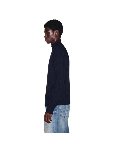 Pulover Armani Exchange de lână albastru