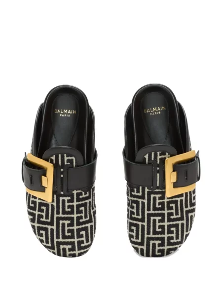 Papuci de casă Balmain negru